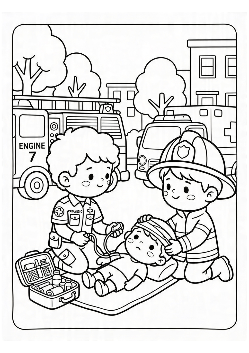 Brave Firefighters
