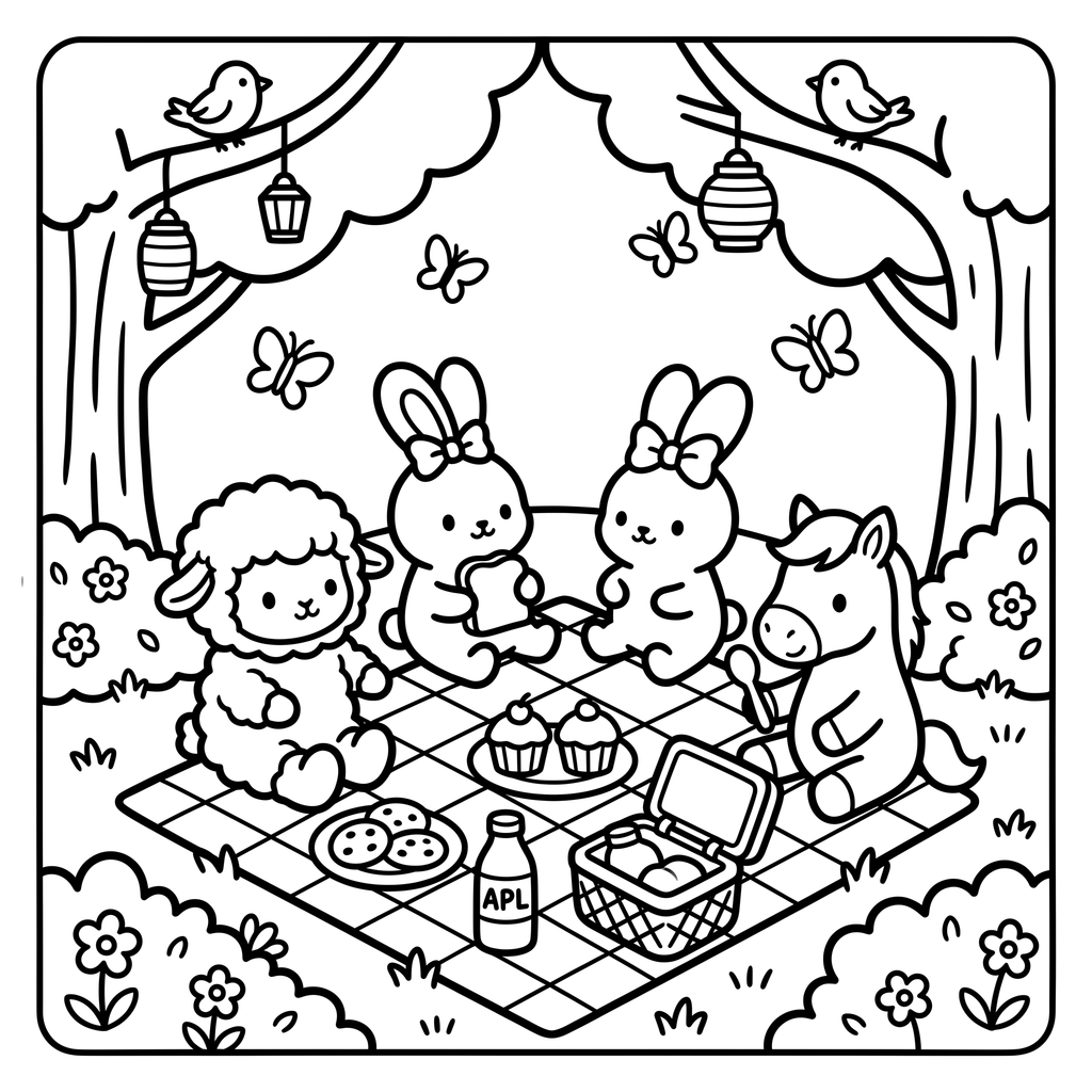 Bunny and Adorable Friends
