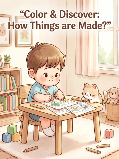 Color and Discover: How Things are Made?