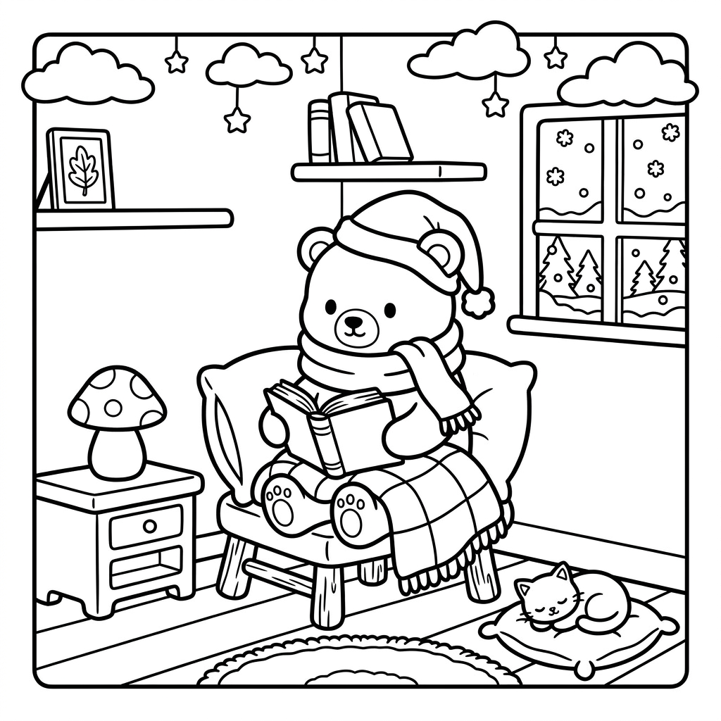 Cozy Time with Cute Friends