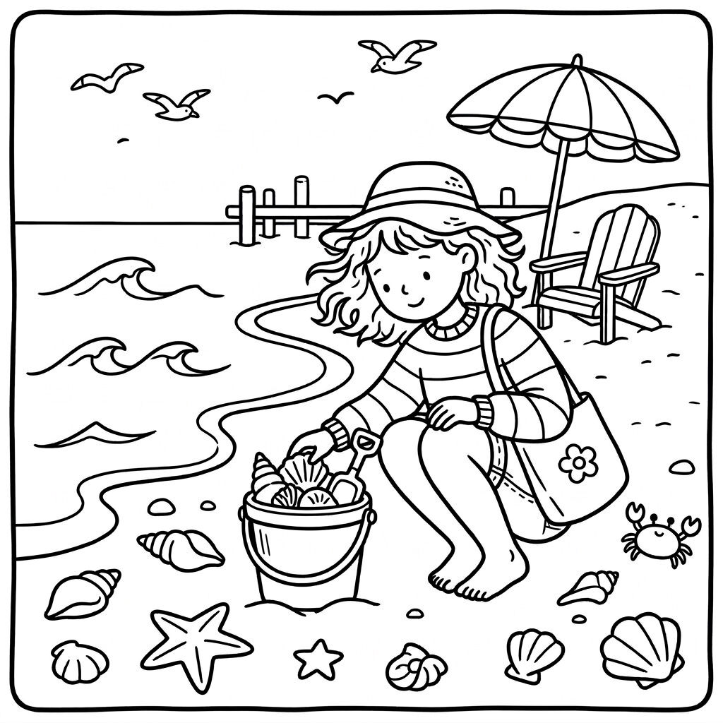 Girl Moments: Cozy Coloring Book