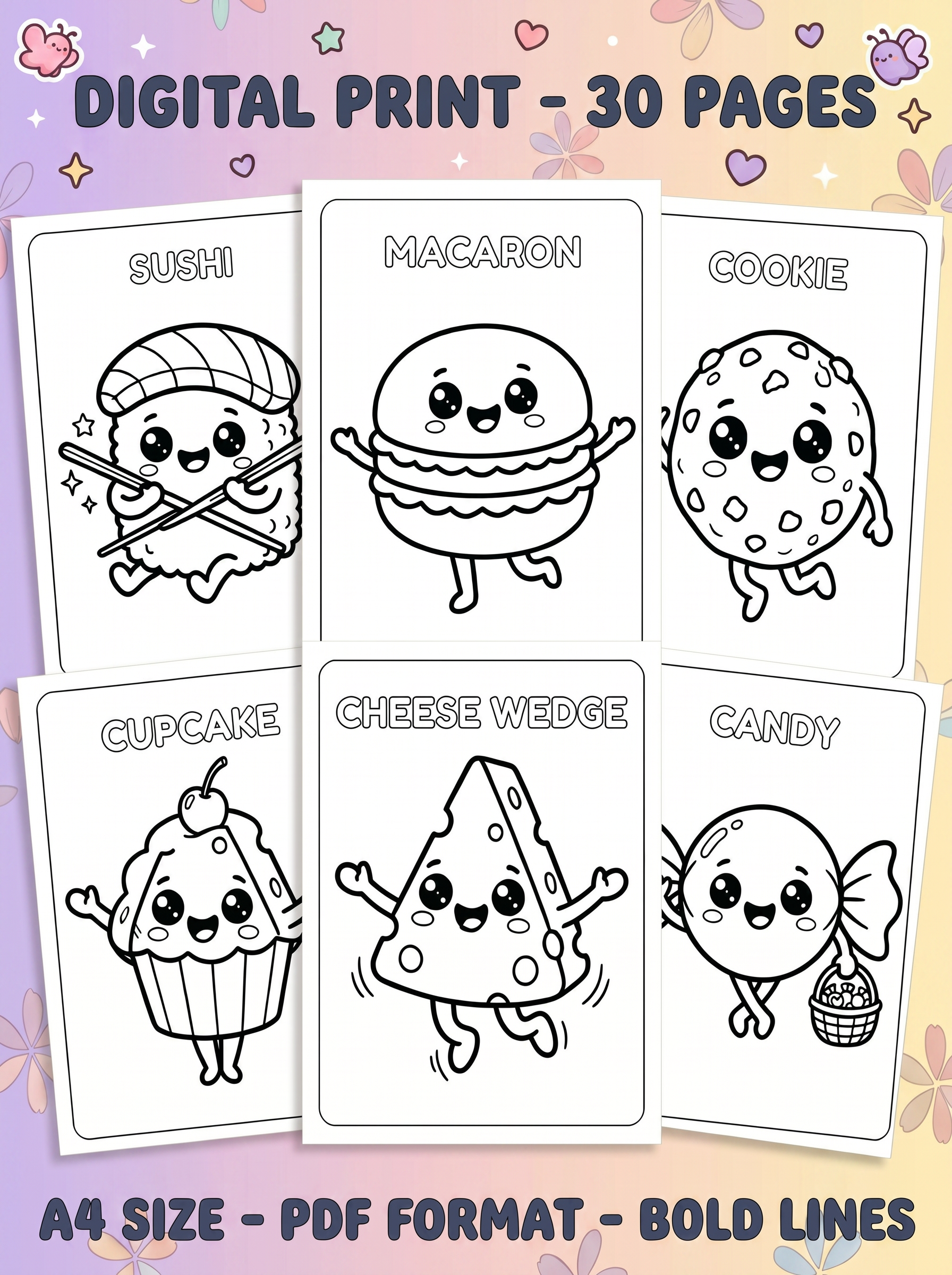 Yummy Friends: Fun Food Coloring Secondary image