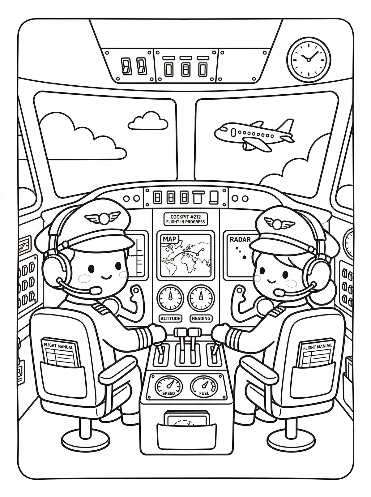 My Aviation Coloring Book