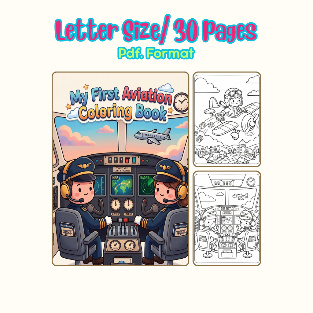 My Aviation Coloring Book